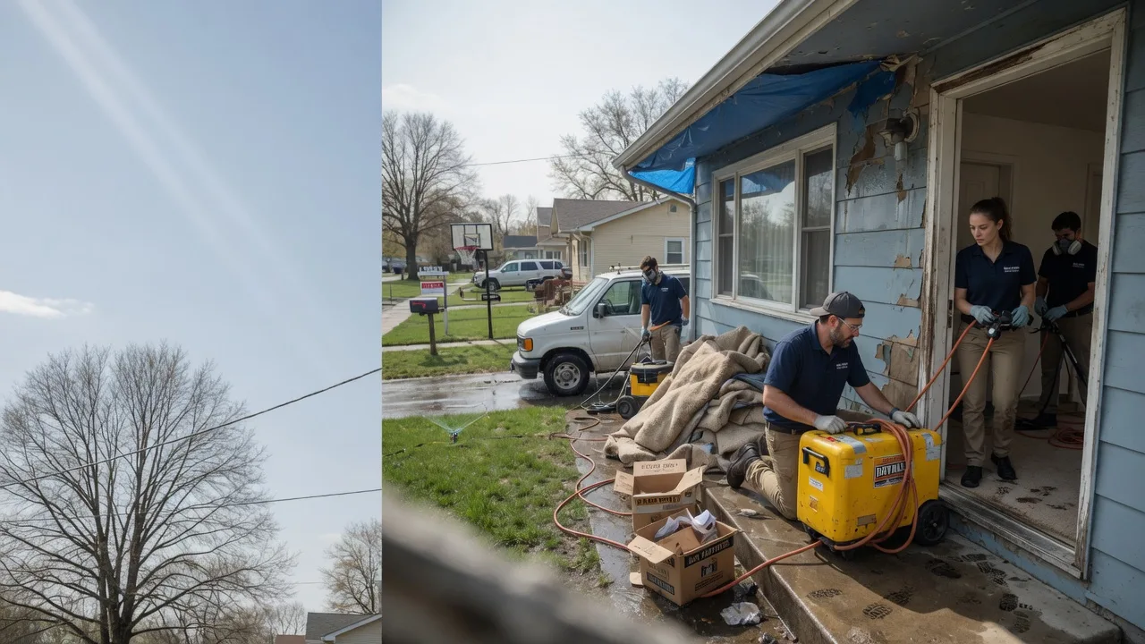 Basement Flood Cleanup in Barnesville, OH near me